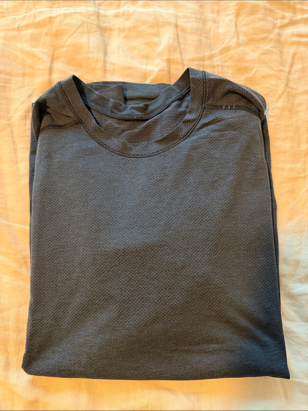 lululemon athletica Navy Short Sleeve Crew Neck Tee